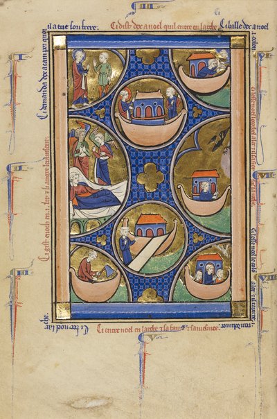 Scenes from the Life of Noah, c.1250-60 by French School